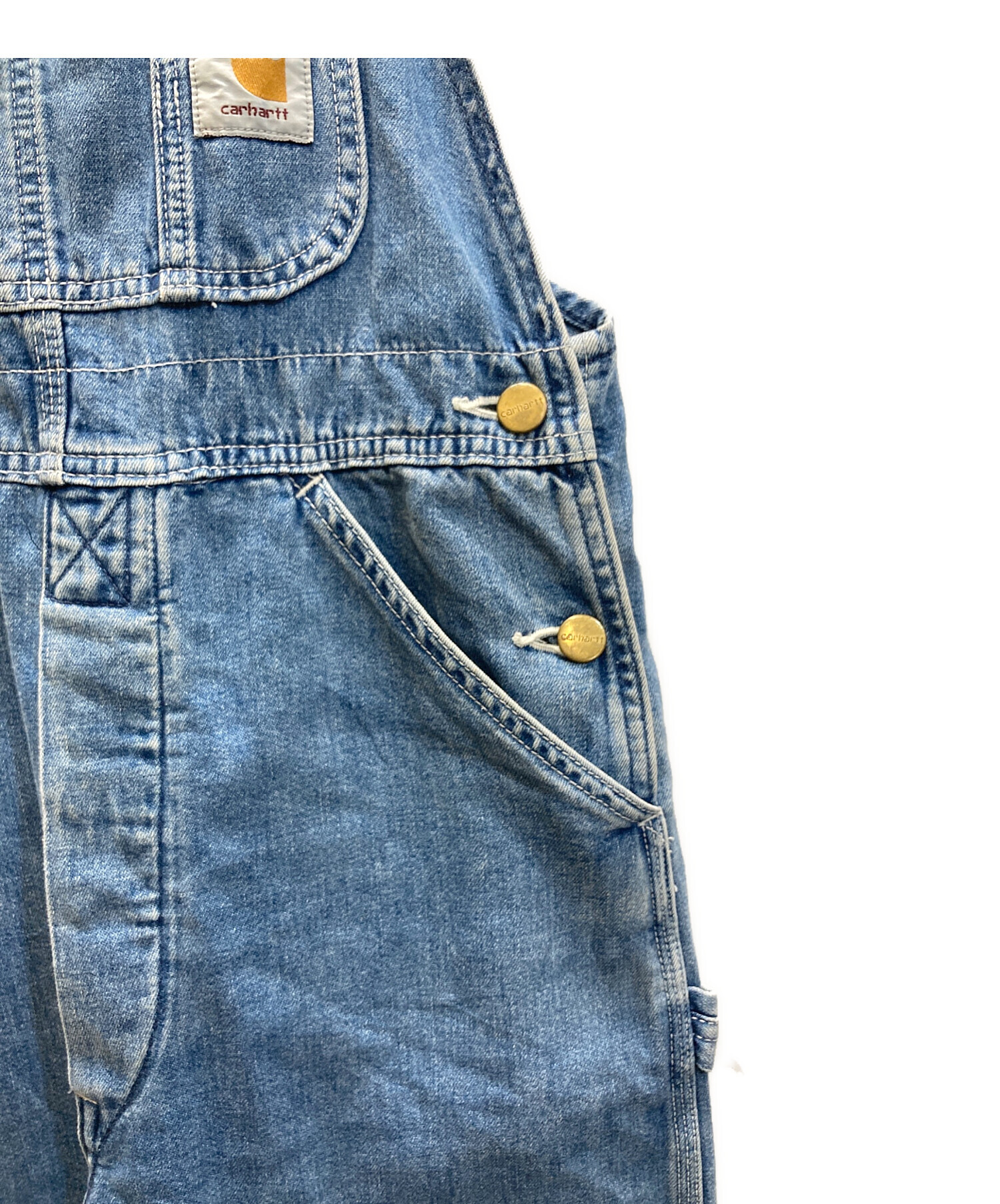 中古・古着通販】CarHartt (カーハート) デニムオーバーオール