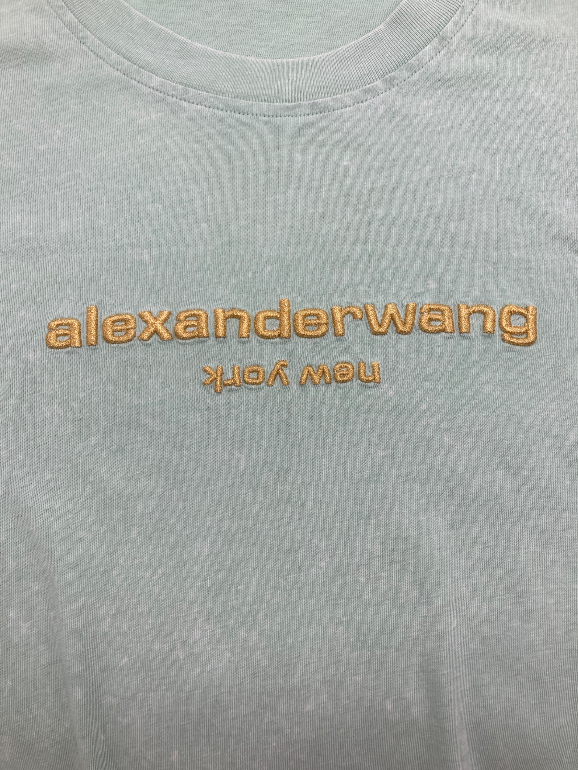 中古・古着通販】ALEXANDER WANG (アレキサンダー・ワン) 刺繍ロゴT