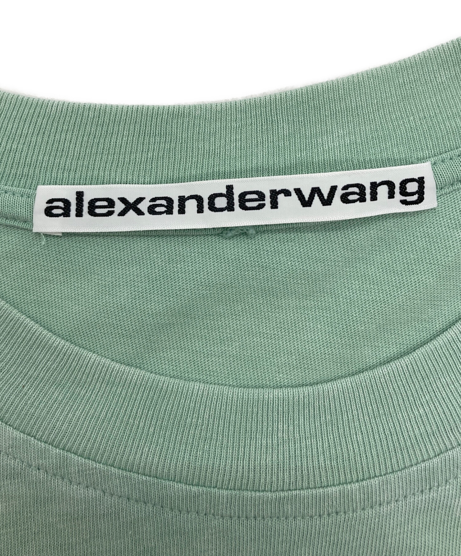 中古・古着通販】ALEXANDER WANG (アレキサンダー・ワン) 刺繍ロゴT