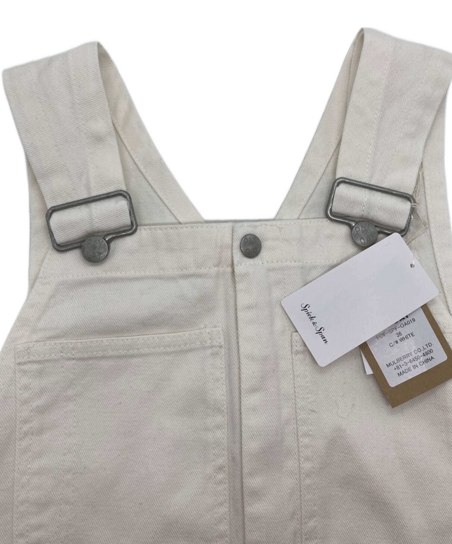 スピックアンドスパン　別注PAYDAY　オーバーオール　38 中古・古着通販】PAY DAY (ペイデイ) Spick and Span (スピック