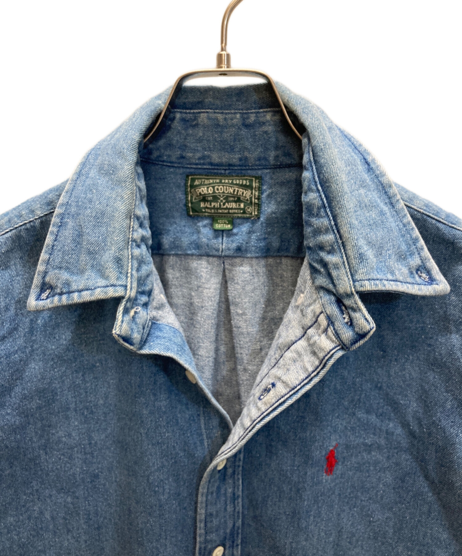 中古・古着通販】POLO COUNTRY (ポロカントリー) デニムシャツ