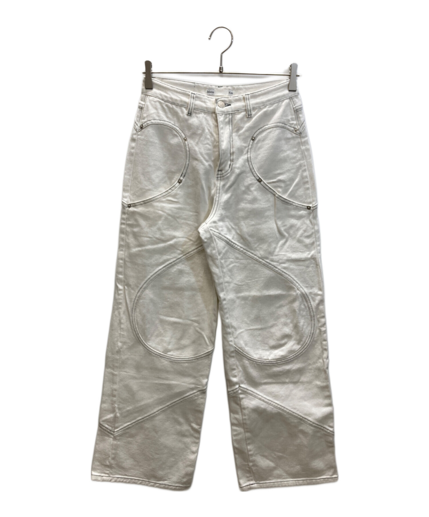 中古・古着通販】Matin Kim (マーティン・キム) ステッチワイドパンツ 