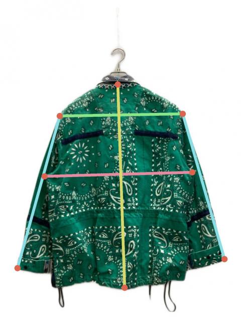 中古・古着通販】sacai (サカイ) Bandana Print Blouson バンダナ