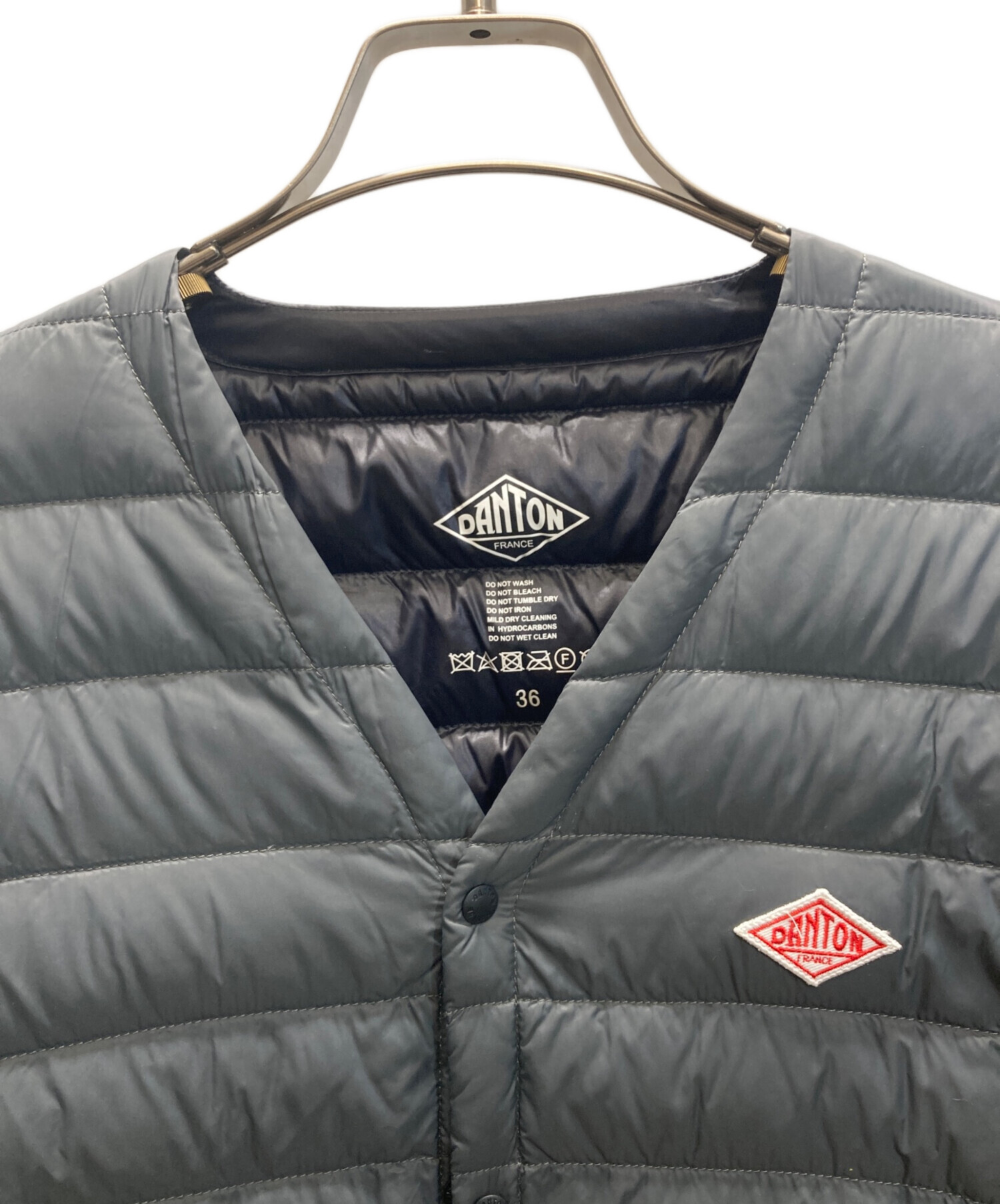 中古・古着通販】DANTON (ダントン) インナーダウンコート グレー