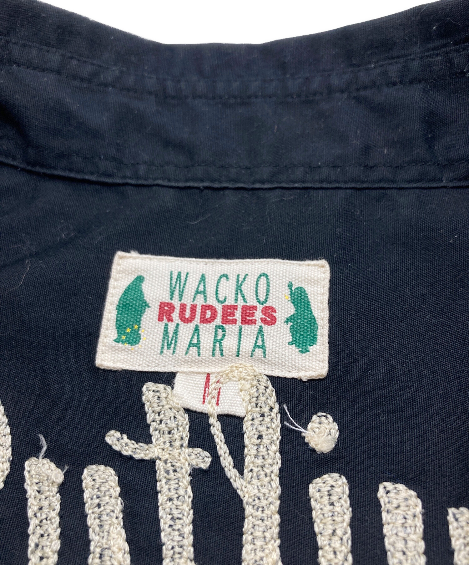 中古・古着通販】WACKO MARIA (ワコマリア) マリア刺繍ワークシャツ
