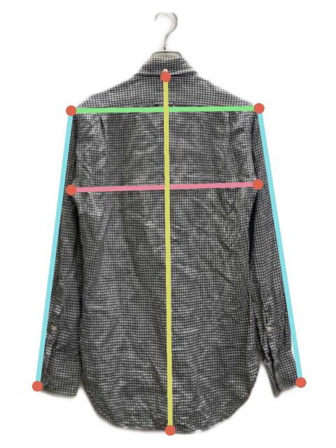 中古・古着通販】Thom Browne (トムブラウン) ギンガムチェックシャツ