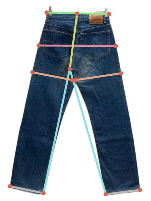 中古・古着通販】LEVI'S (リーバイス) 501XX デニムパンツ インディゴ