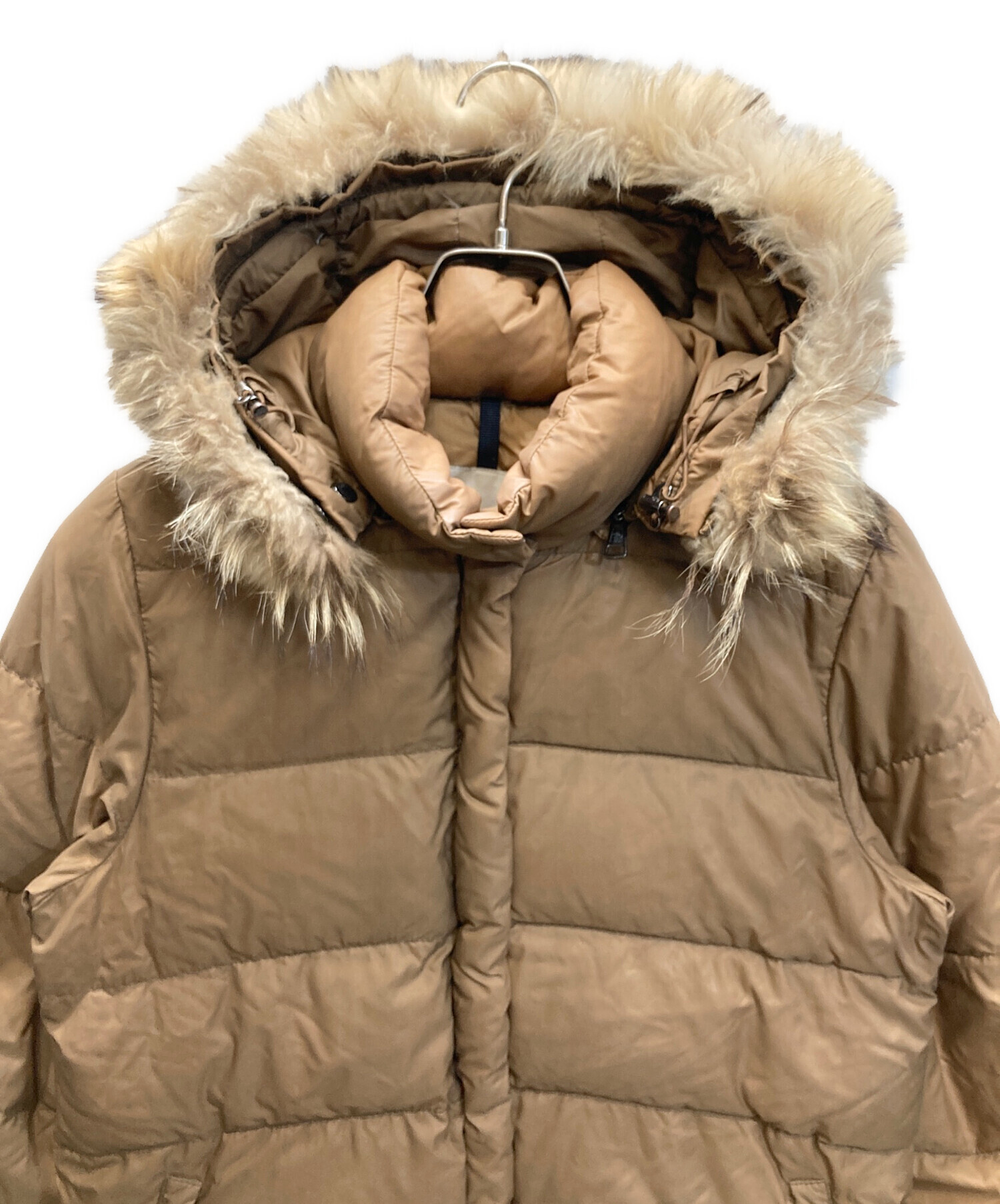 中古・古着通販】MONCLER (モンクレール) ダウンコート ブラウン 中古・古着通販】MONCLER (モンクレール) ダウンコート ブラウン