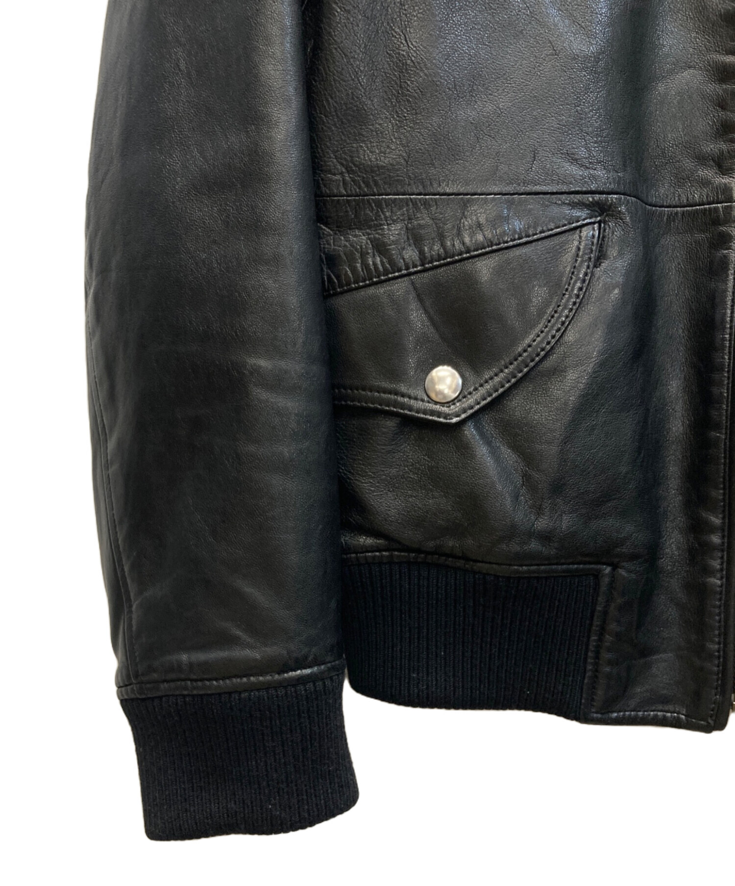 中古・古着通販】Paul Smith (ポールスミス) MA-1 ラムレザー