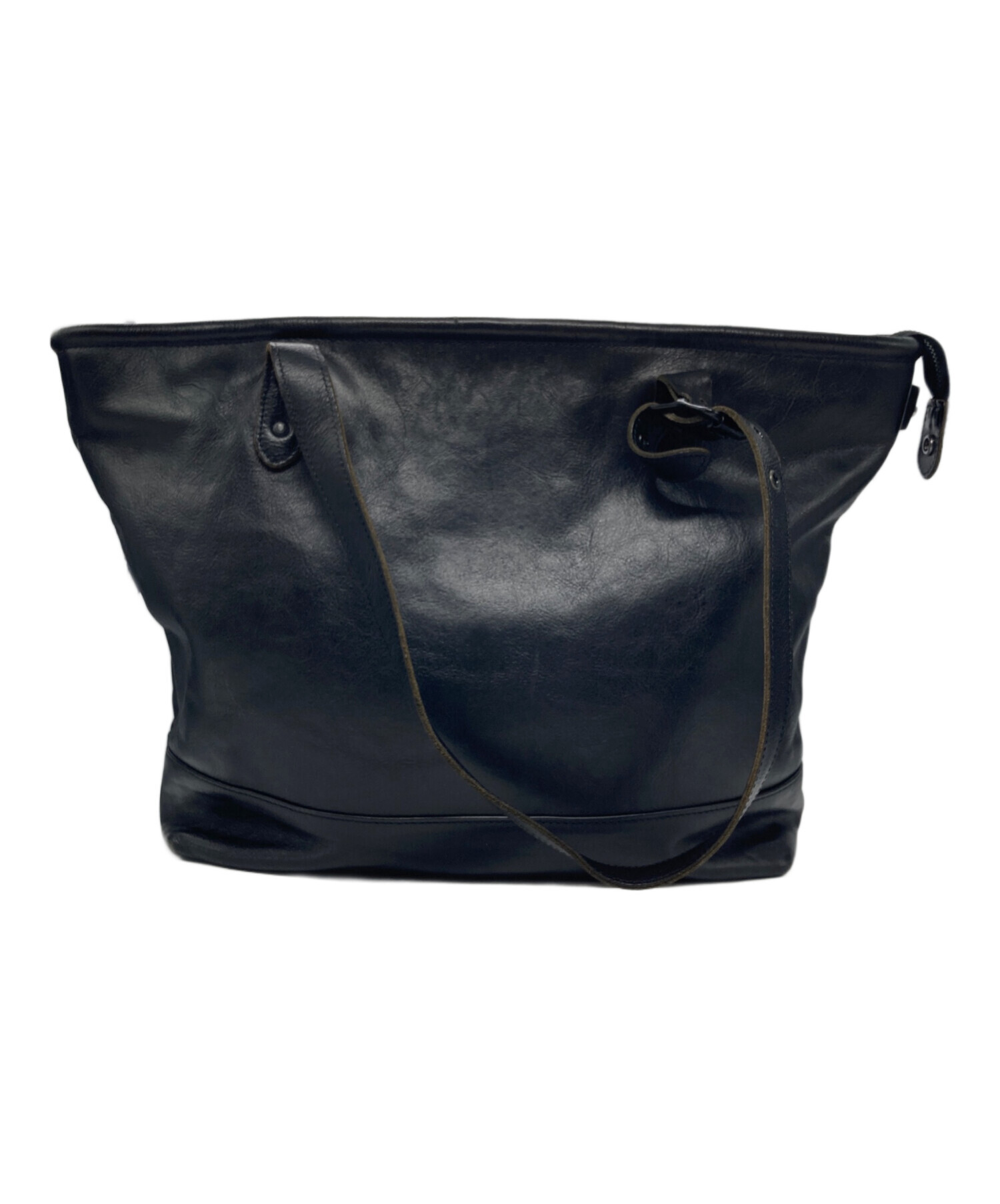 バッグ FRED PERRY Burnished Leather Tote Bag 中古・古着通販】FRED PERRY (フレッドペリー) レザートートバッグ