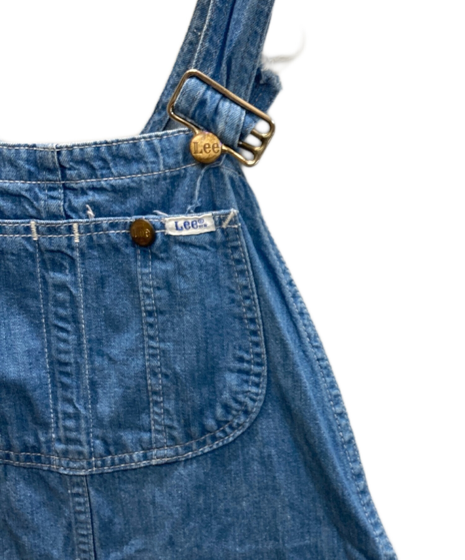 中古・古着通販】LEE (リー) デニムオーバーオール インディゴ サイズ