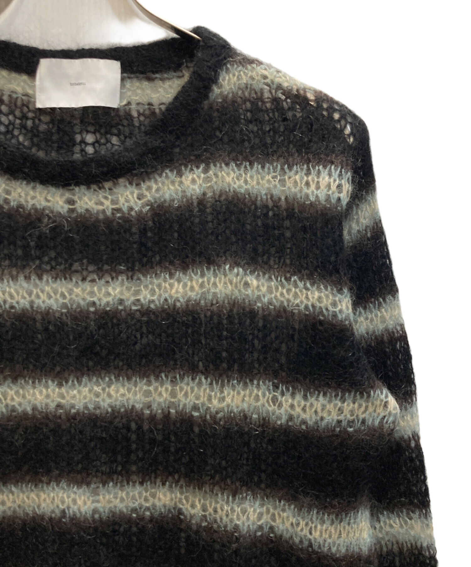 中古・古着通販】SUGARHILL (シュガーヒル) MOHAIR STRIPE PULLOVER