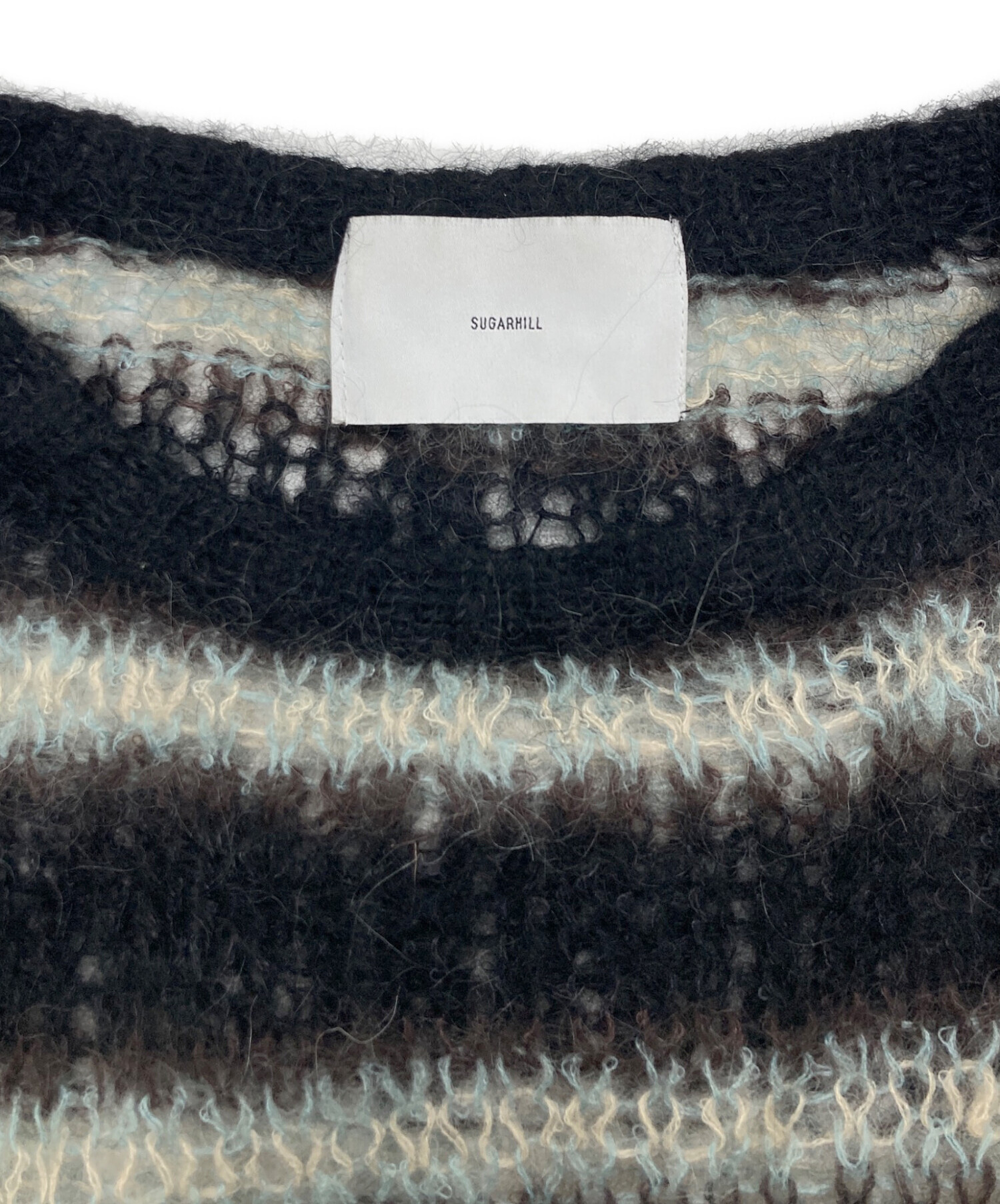 中古・古着通販】SUGARHILL (シュガーヒル) MOHAIR STRIPE PULLOVER