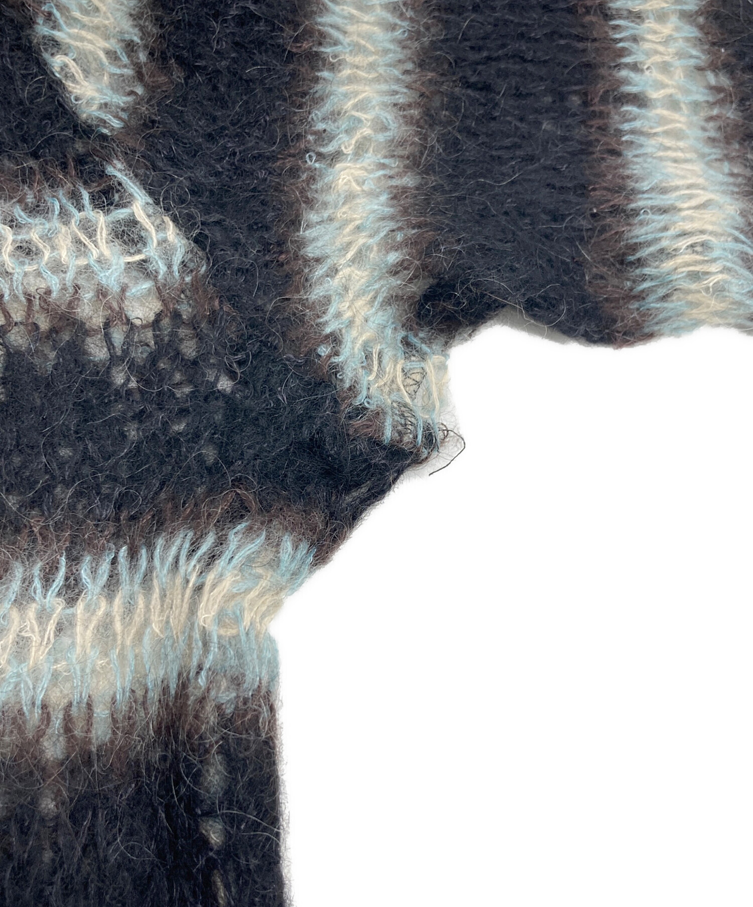 中古・古着通販】SUGARHILL (シュガーヒル) MOHAIR STRIPE PULLOVER
