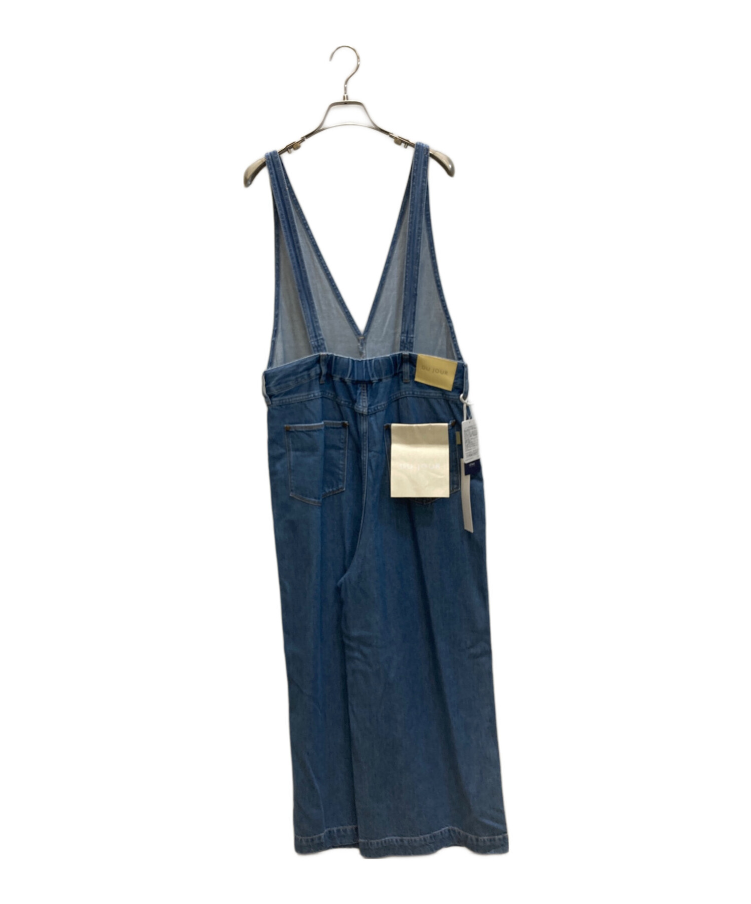 中古・古着通販】DU JOUR (デュ ジュール) V NECK JEAN SALOPETTE 