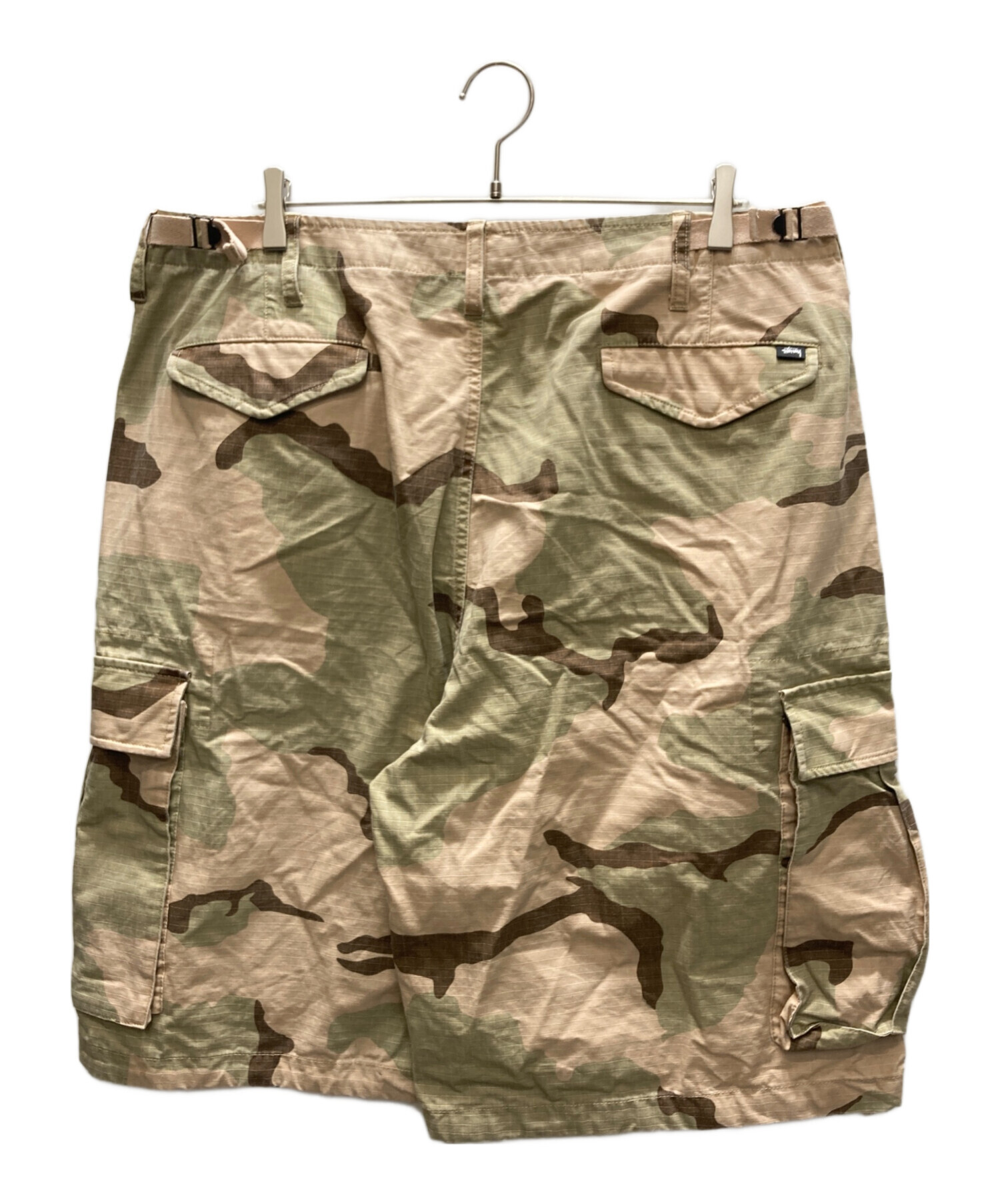中古・古着通販】stussy (ステューシー) CARGO SHORT RIPSTOP ベージュ 