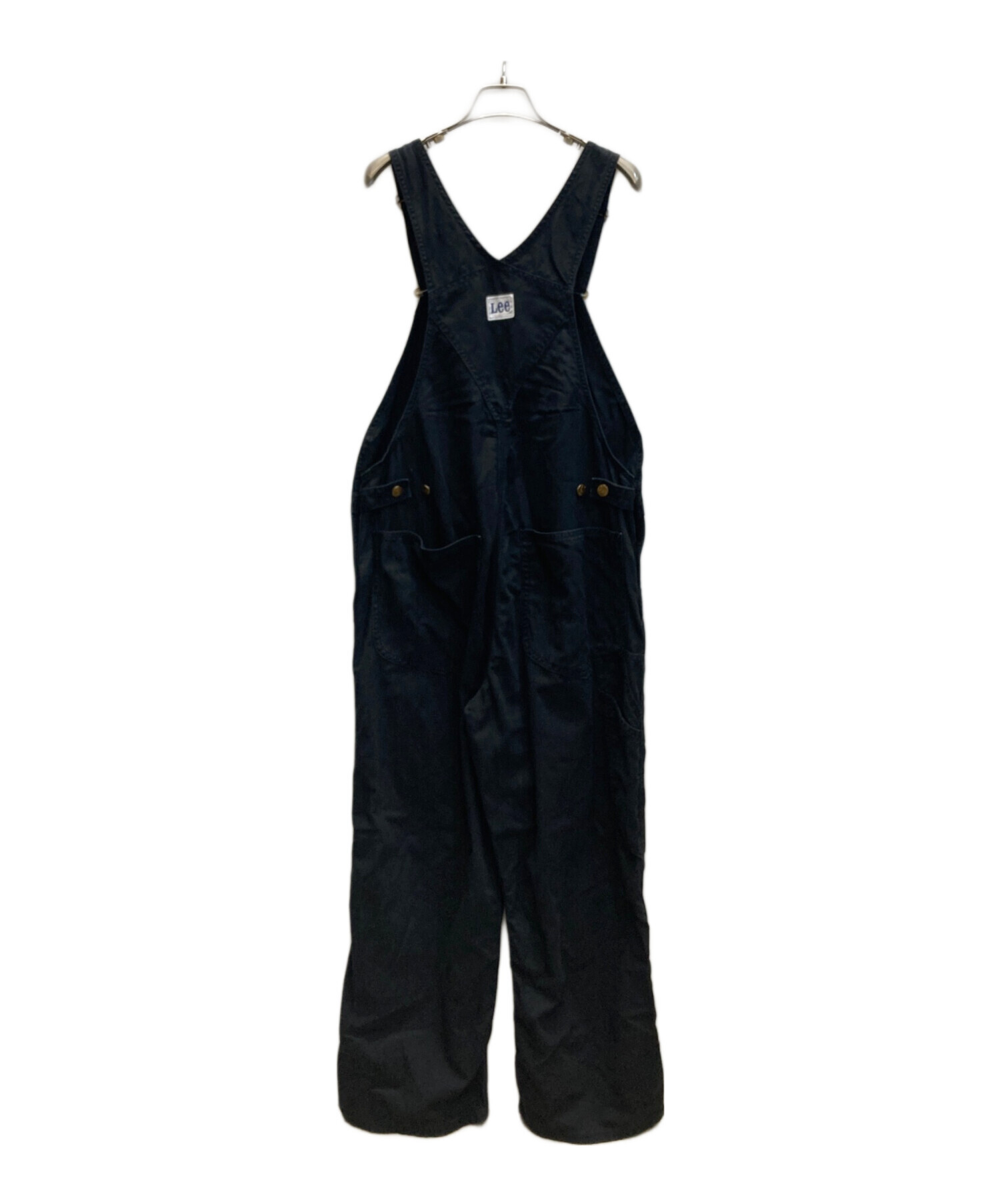 中古・古着通販】LEE (リー) オーバーオール ブラック サイズ:M