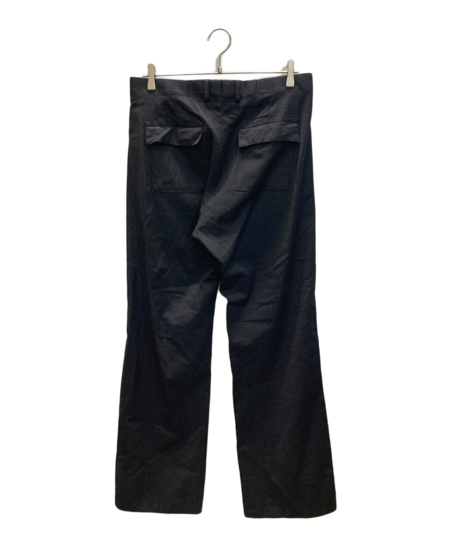 中古・古着通販】GUCCI (グッチ) ウールスラックス グレー サイズ:46