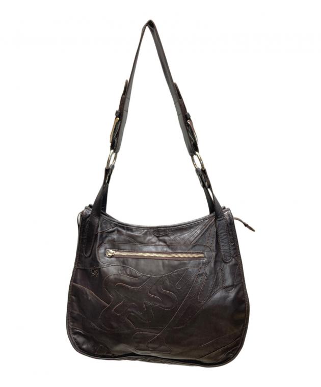 中古・古着通販】DIESEL (ディーゼル) レザーワンショルダーバッグ