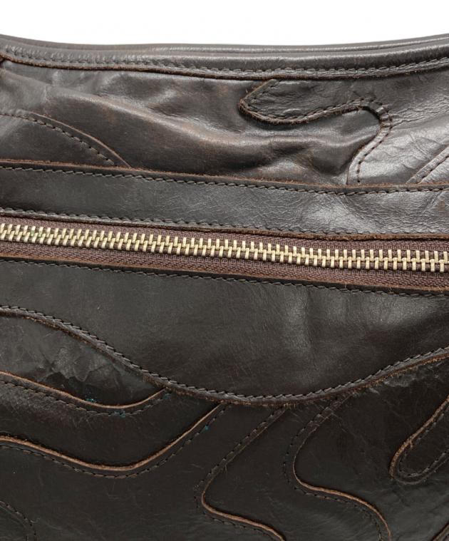 中古・古着通販】DIESEL (ディーゼル) レザーワンショルダーバッグ
