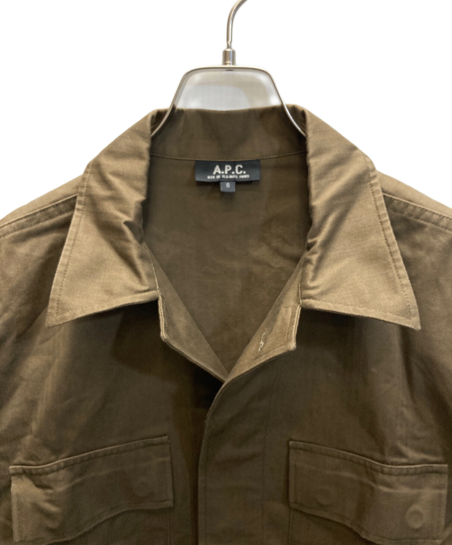 中古・古着通販】A.P.C. (アーペーセー) ヘリンボーンBDUジャケット