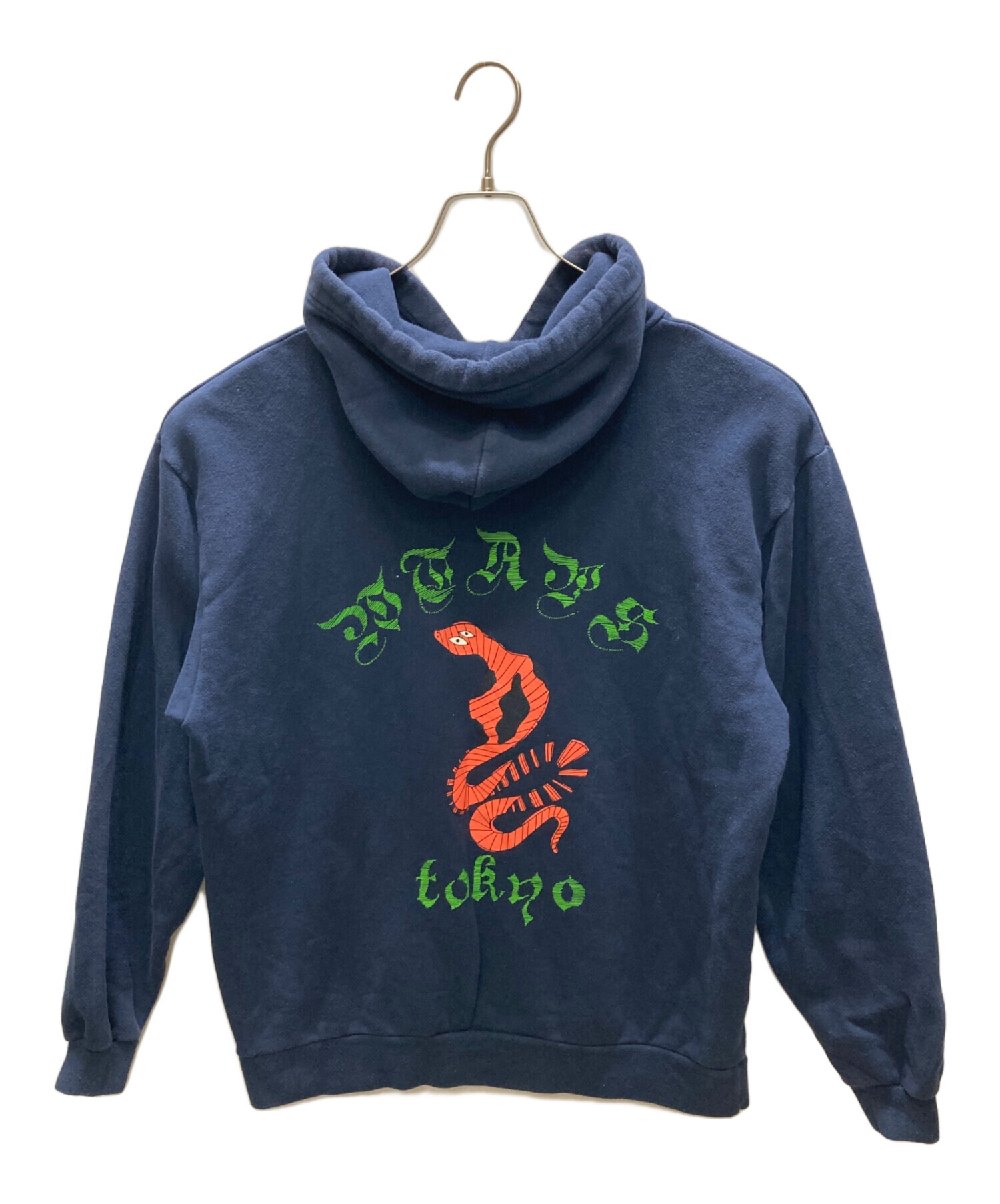 【希少】WTAPS 高級パーカー プリントWTロゴ 古着 02 WTAPS ダブルタップス パーカー 02(M位) 緑 【古着】【中古】の通販 by