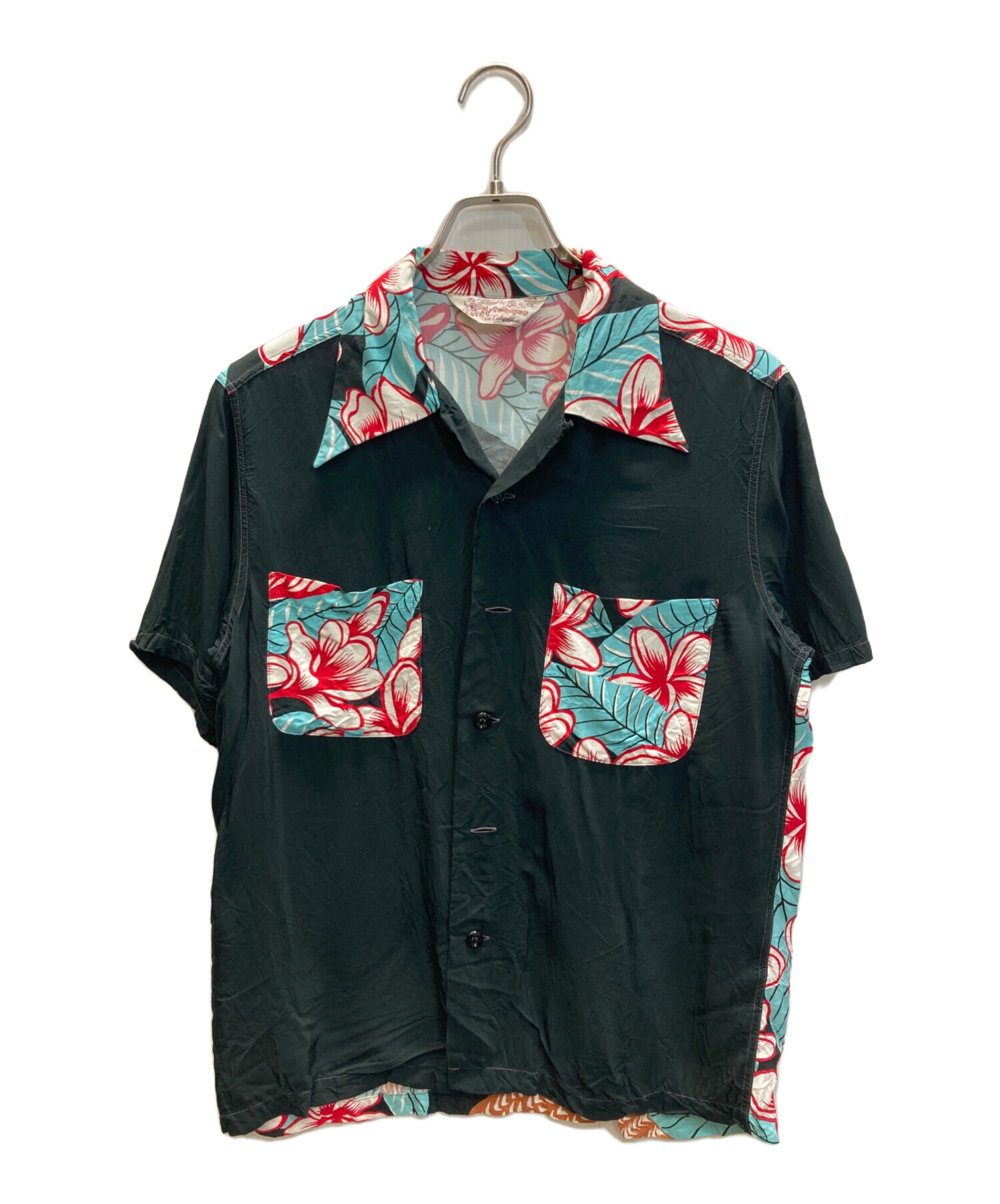 中古・古着通販】Sun Surf (サンサーフ) アロハシャツ ブラック サイズ