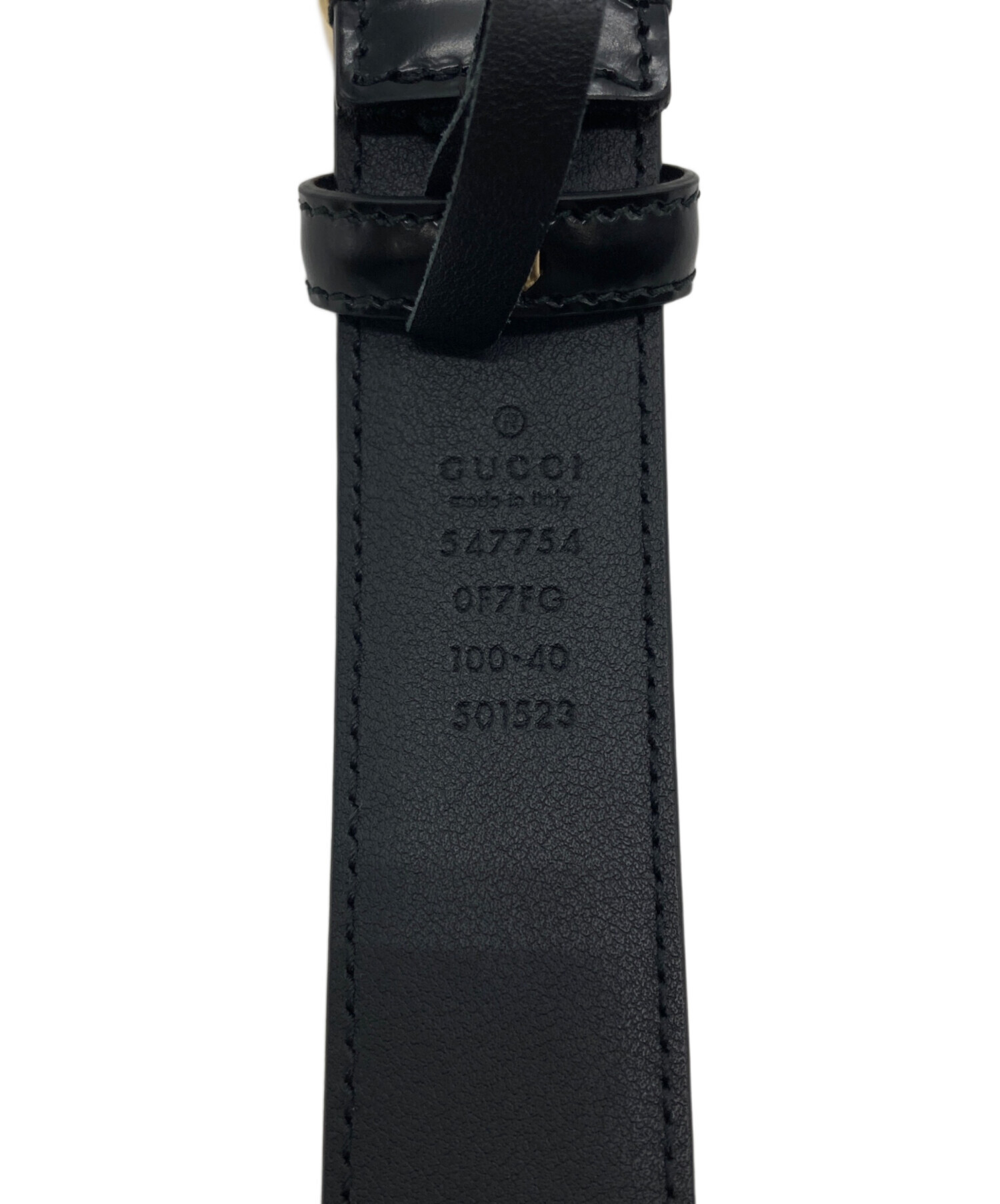 中古・古着通販】GUCCI (グッチ) ヴィンテージロゴレザーベルト