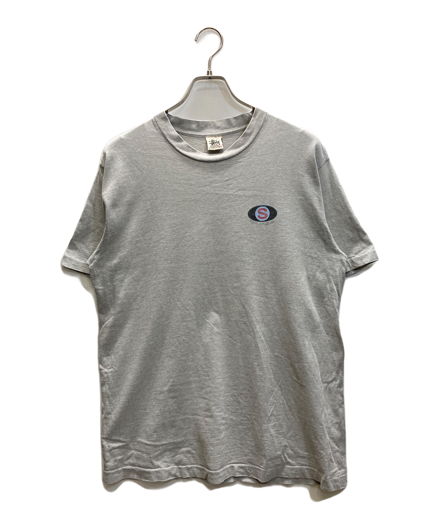 中古・古着通販】stussy (ステューシー) プリントTシャツ グレー