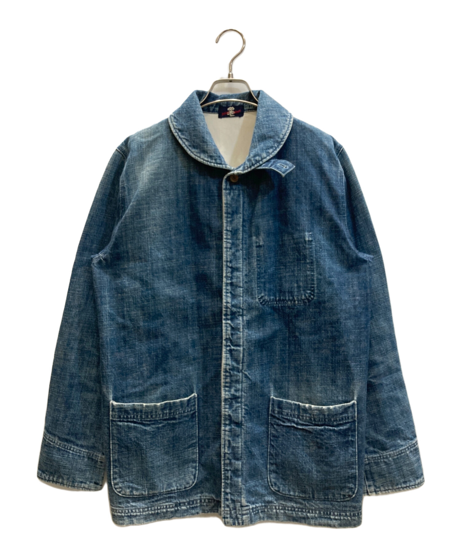 PAL´LAS PALACE パラスパレス インディゴデニムジャケット　Lサイズ 中古・古着通販】PAL'LAS PALACE (パラスパレス) 藍染め デニム生地