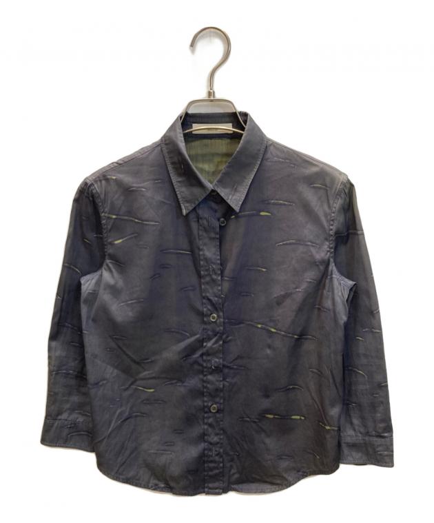 中古・古着通販】PRADA (プラダ) 総柄シャツ グレー サイズ:38