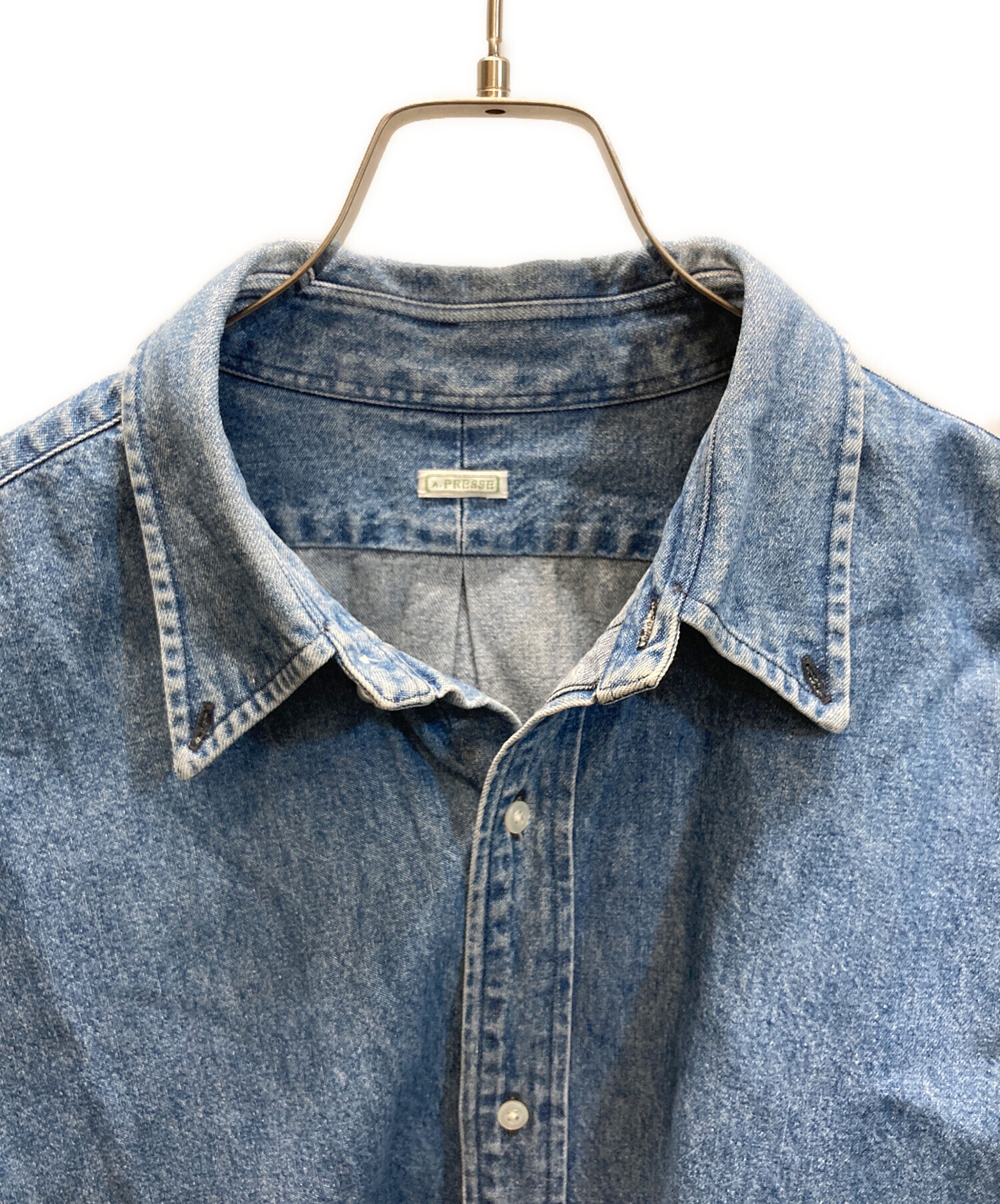 中古・古着通販】A.PRESSE (アプレッセ) BD Denim Shirt インディゴ