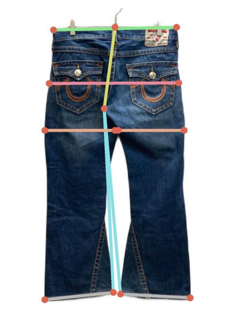 中古・古着通販】TRUE RELIGION (トゥルー レリジョン) JOEY フレア