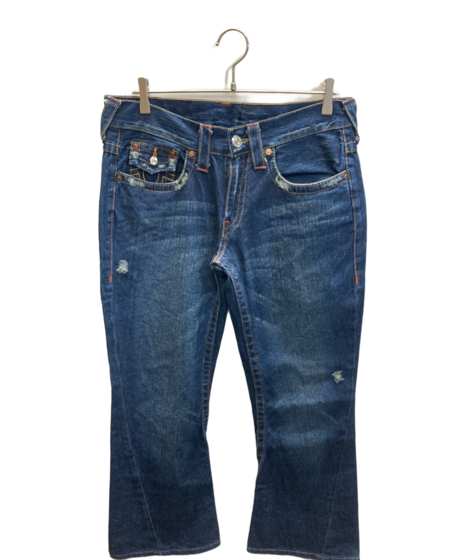 ⭐️IO着用⭐️TRUE RELIGION joey フレア 34 TRUE RELIGION デニム 