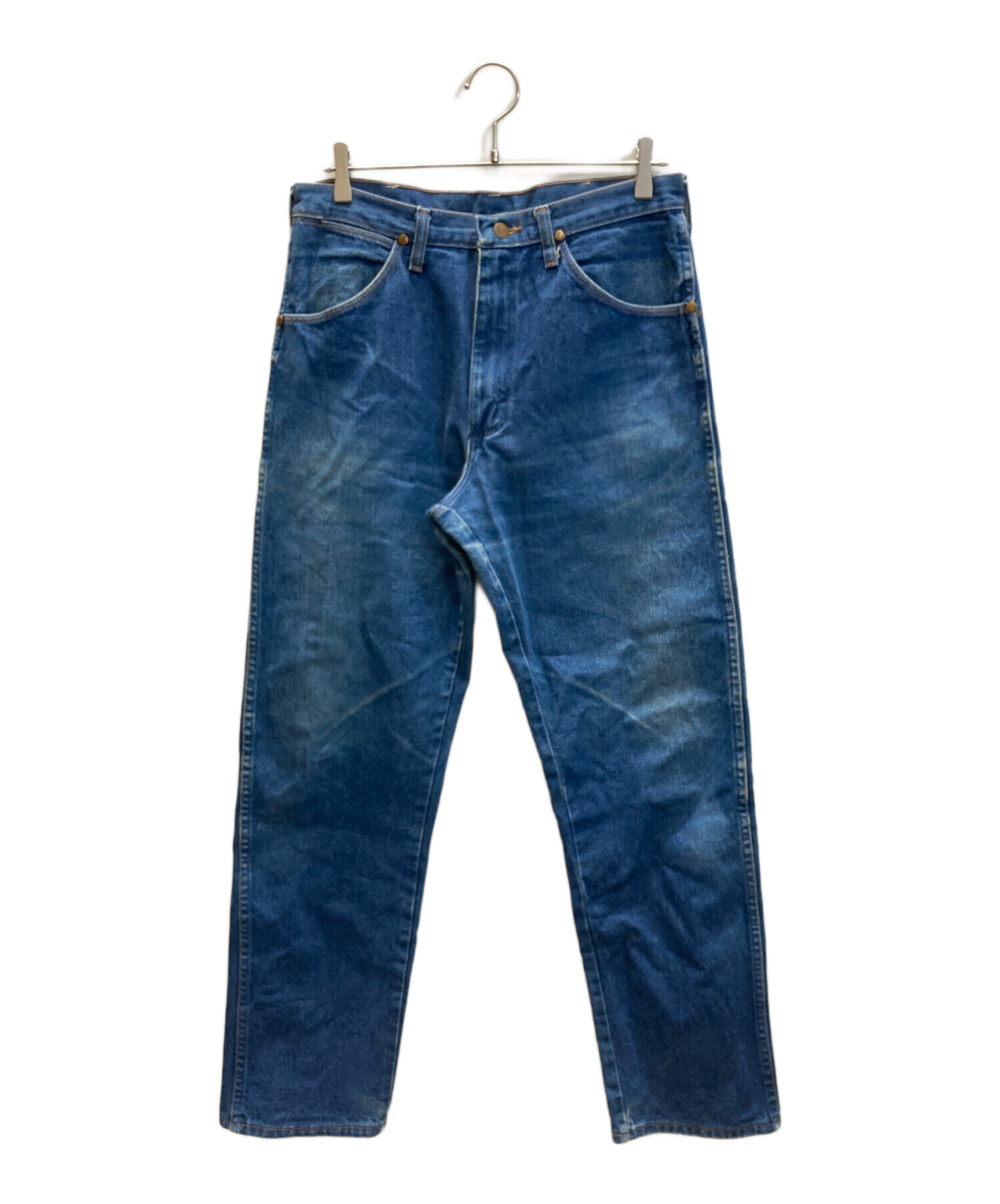 90s Wrangler ラングラー インディゴ デニム ダンガリー シャツ 