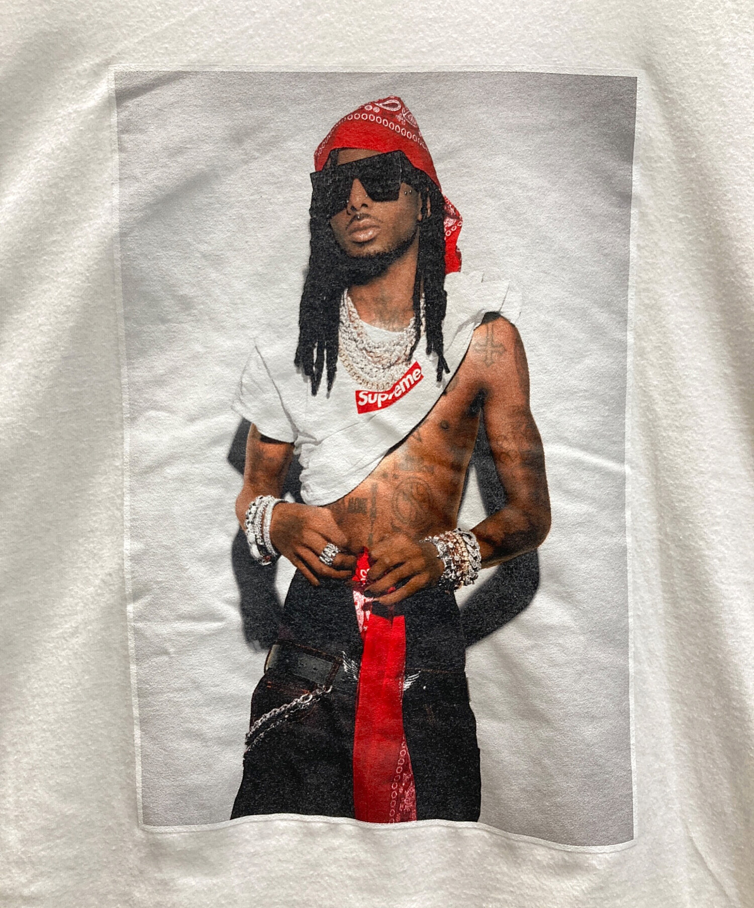 中古・古着通販】SUPREME (シュプリーム) Playboi Carti Tee ホワイト
