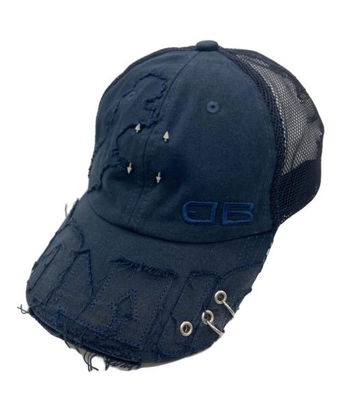 beeden ビーデン メッシュキャップ ネイビー 紺色 中古・古着通販】BEEDEN (ビーデン) DAMAGE RING CAP ネイビー サイズ