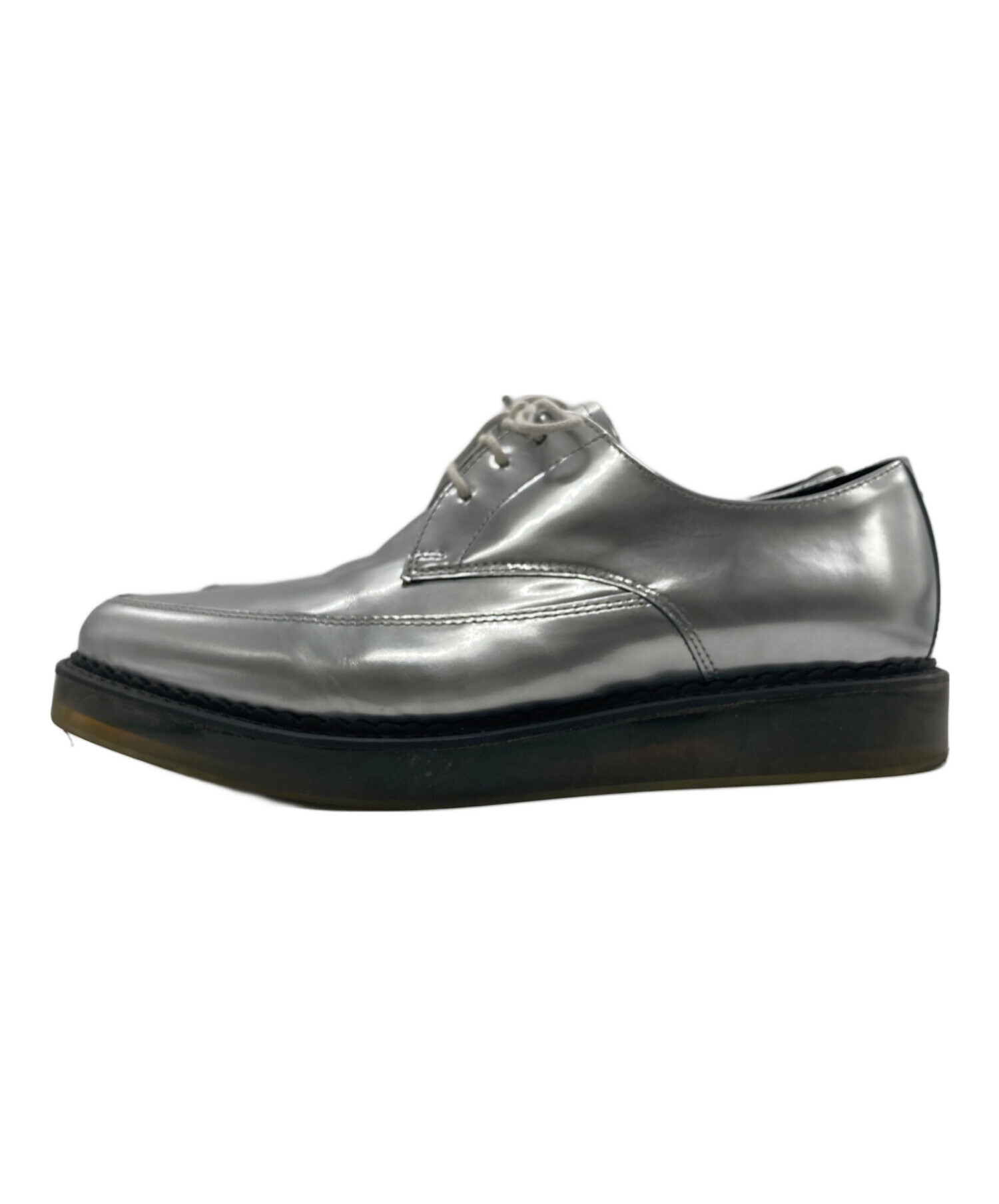 中古・古着通販】DIESEL (ディーゼル) ラバーソールシューズ シルバー