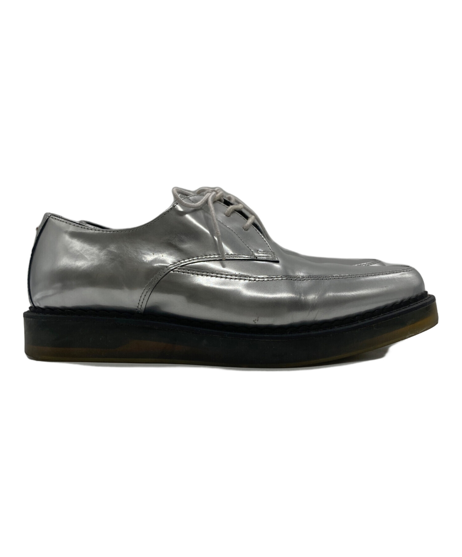 中古・古着通販】DIESEL (ディーゼル) ラバーソールシューズ シルバー 