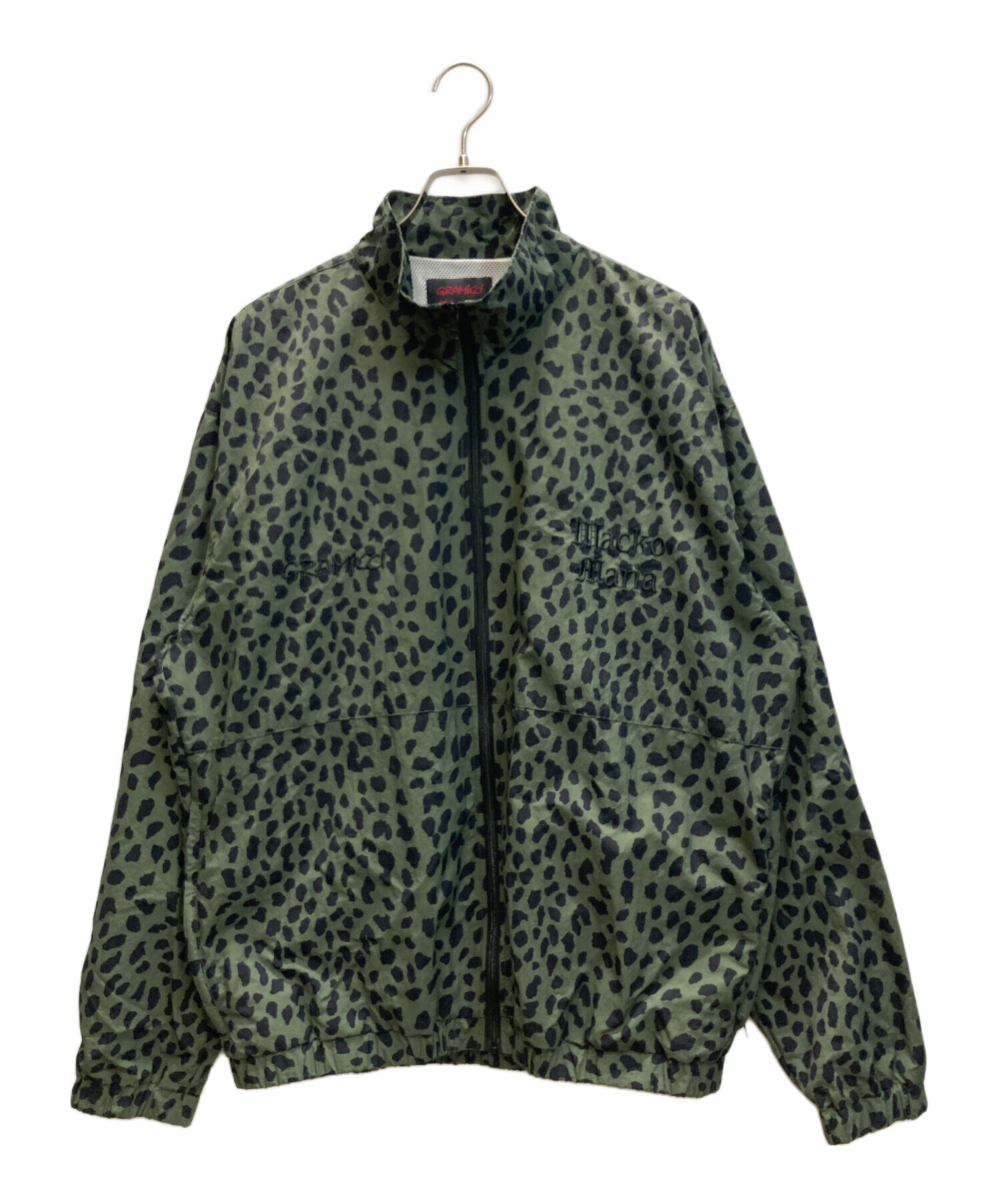 [超希少] WACKO MARIA ヒョウ柄ナイロントラックジャケット Lサイズ 中古・古着通販】WACKO MARIA (ワコマリア) ナイロンジャケット