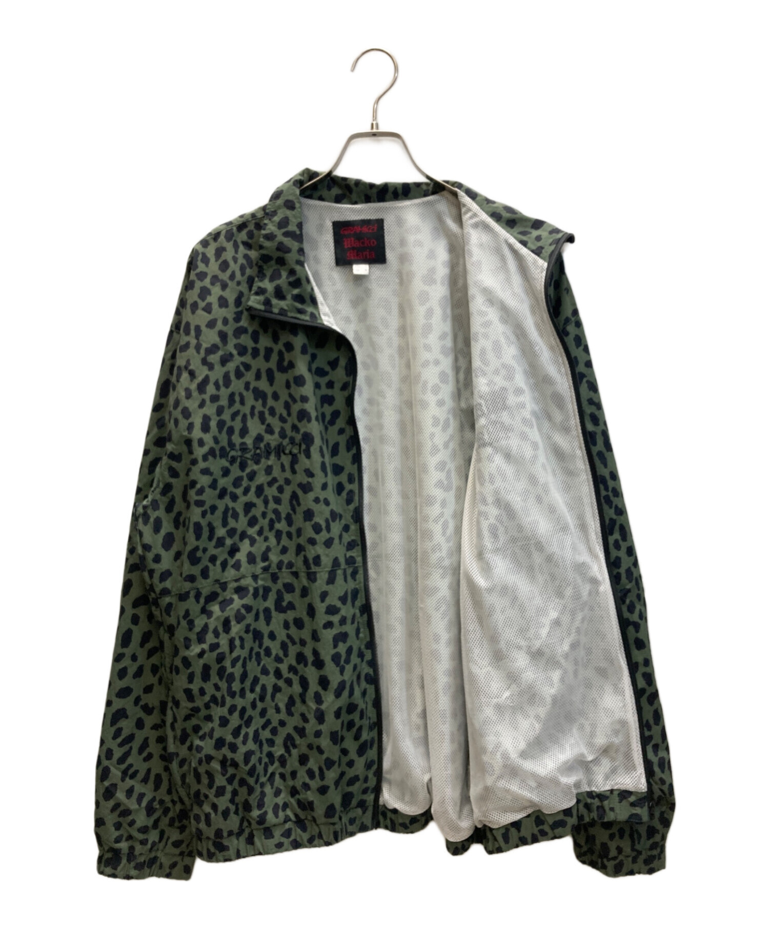 [超希少] WACKO MARIA ヒョウ柄ナイロントラックジャケット Lサイズ 中古・古着通販】WACKO MARIA (ワコマリア) WILD BUNCH (ワイルド