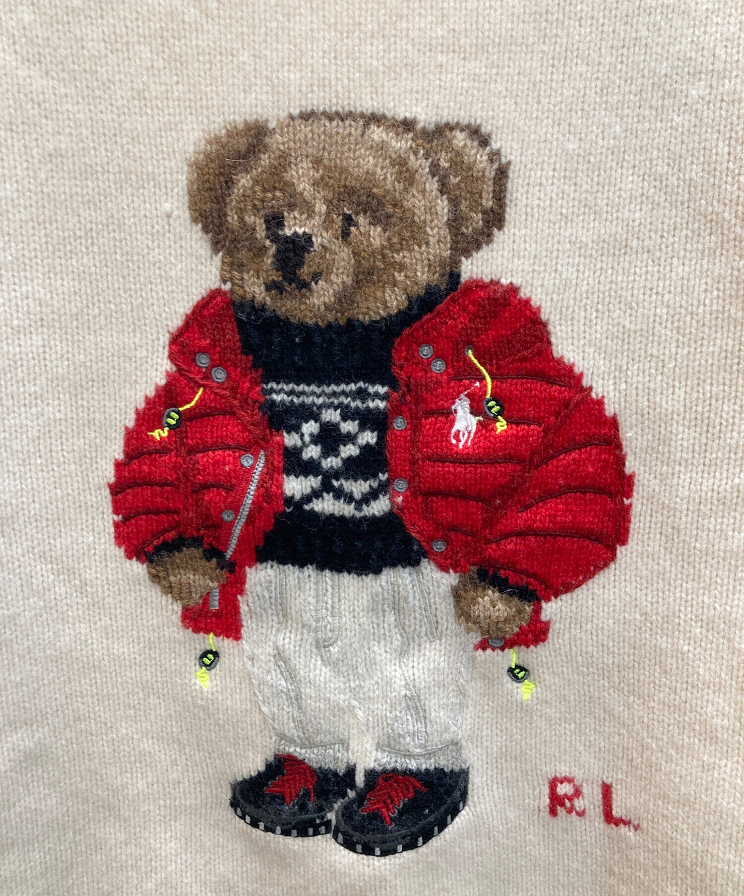 レア　RALPH LAUREN ポロベア　ぬいぐるみ　赤ニット 中古・古着通販】POLO RALPH LAUREN (ポロ・ラルフローレン) ポロベア