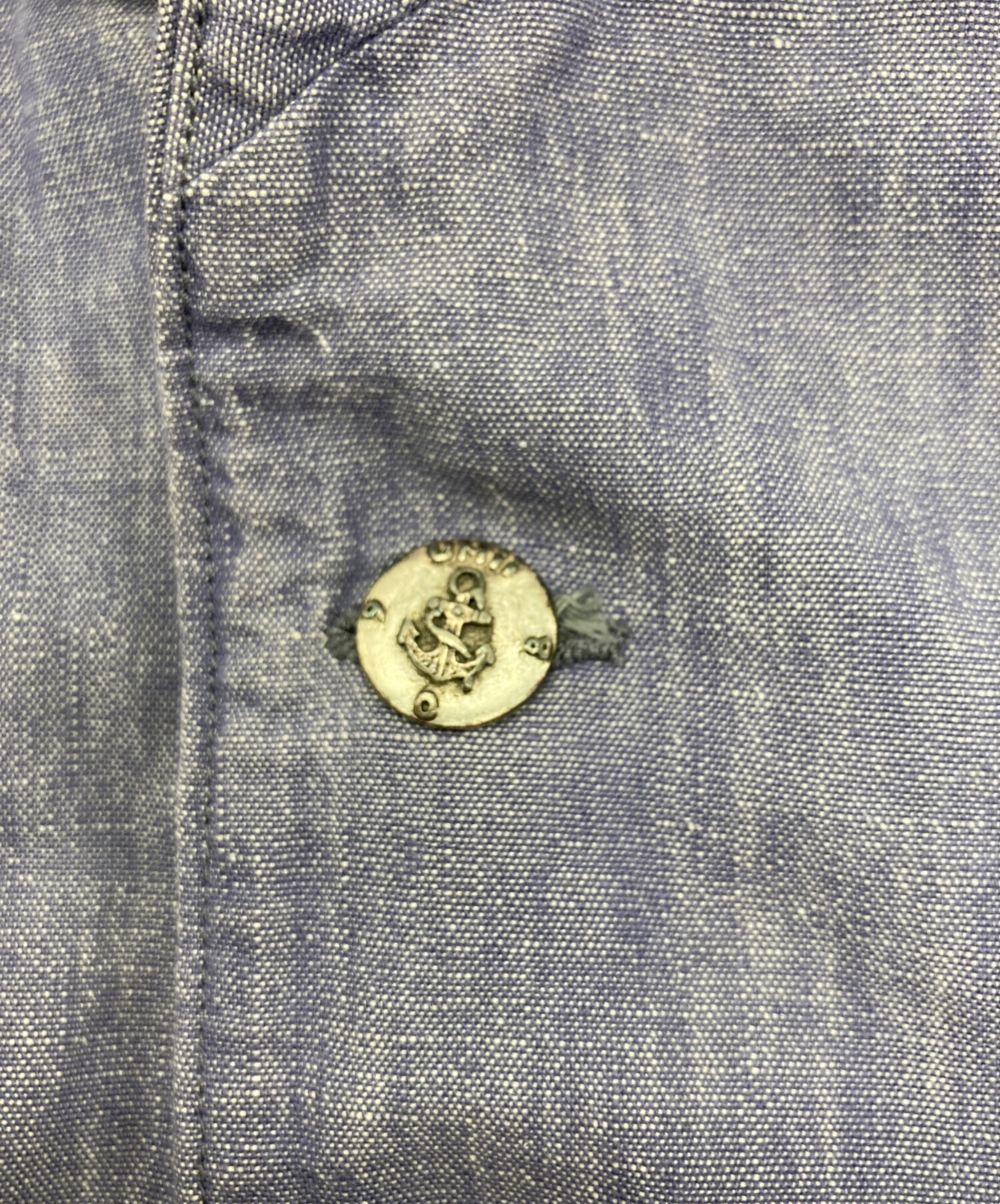 中古・古着通販】45rpm (45アールピーエム) リネン混 インディゴ染め 