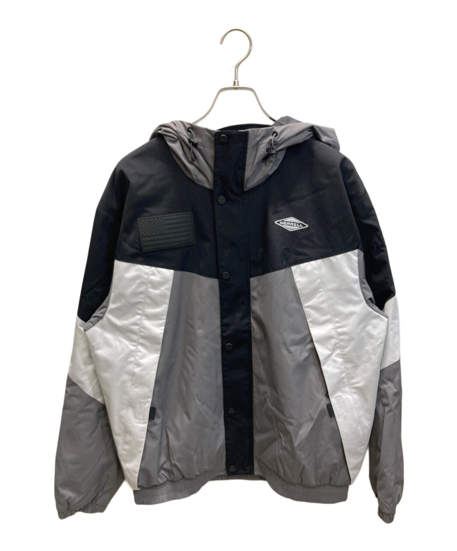 中古・古着通販】MERRELL (メレル) マウンテンパーカー ブラック 中古・古着通販】MERRELL (メレル) マウンテンパーカー ブラック