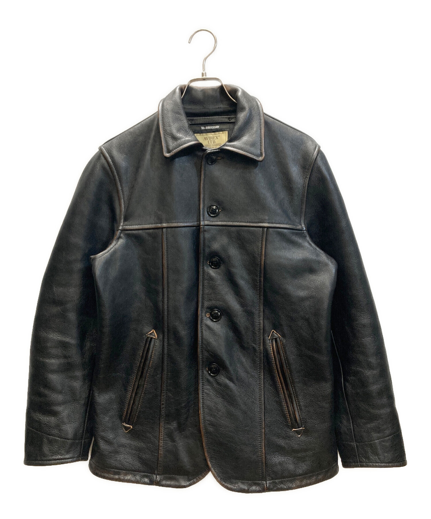 中古・古着通販】AVIREX (アヴィレックス) COWHIDE CARCOAT VINTAGE