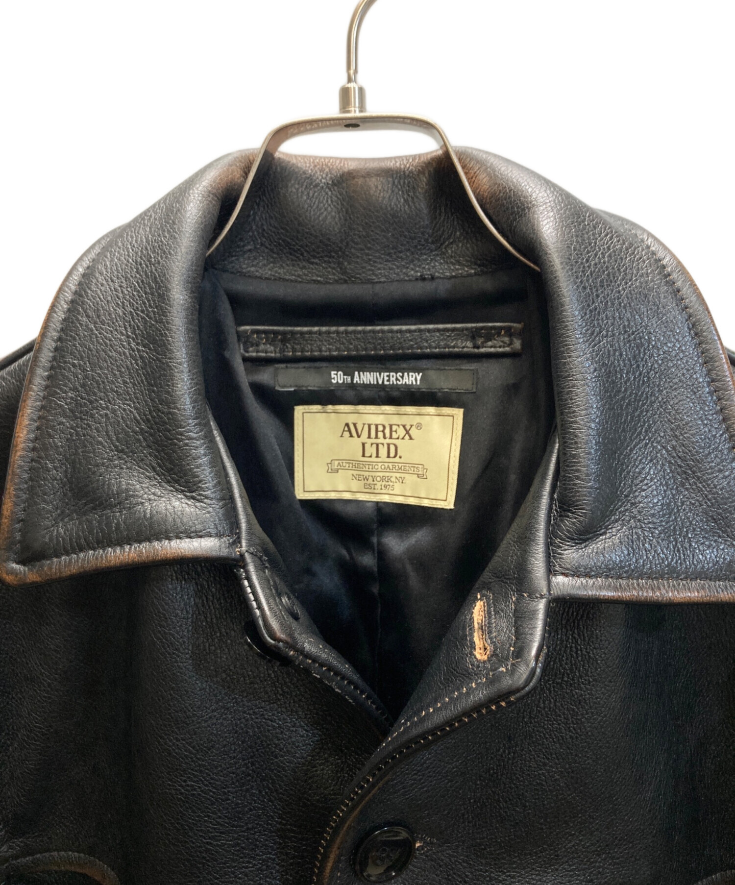 中古・古着通販】AVIREX (アヴィレックス) COWHIDE CARCOAT VINTAGE