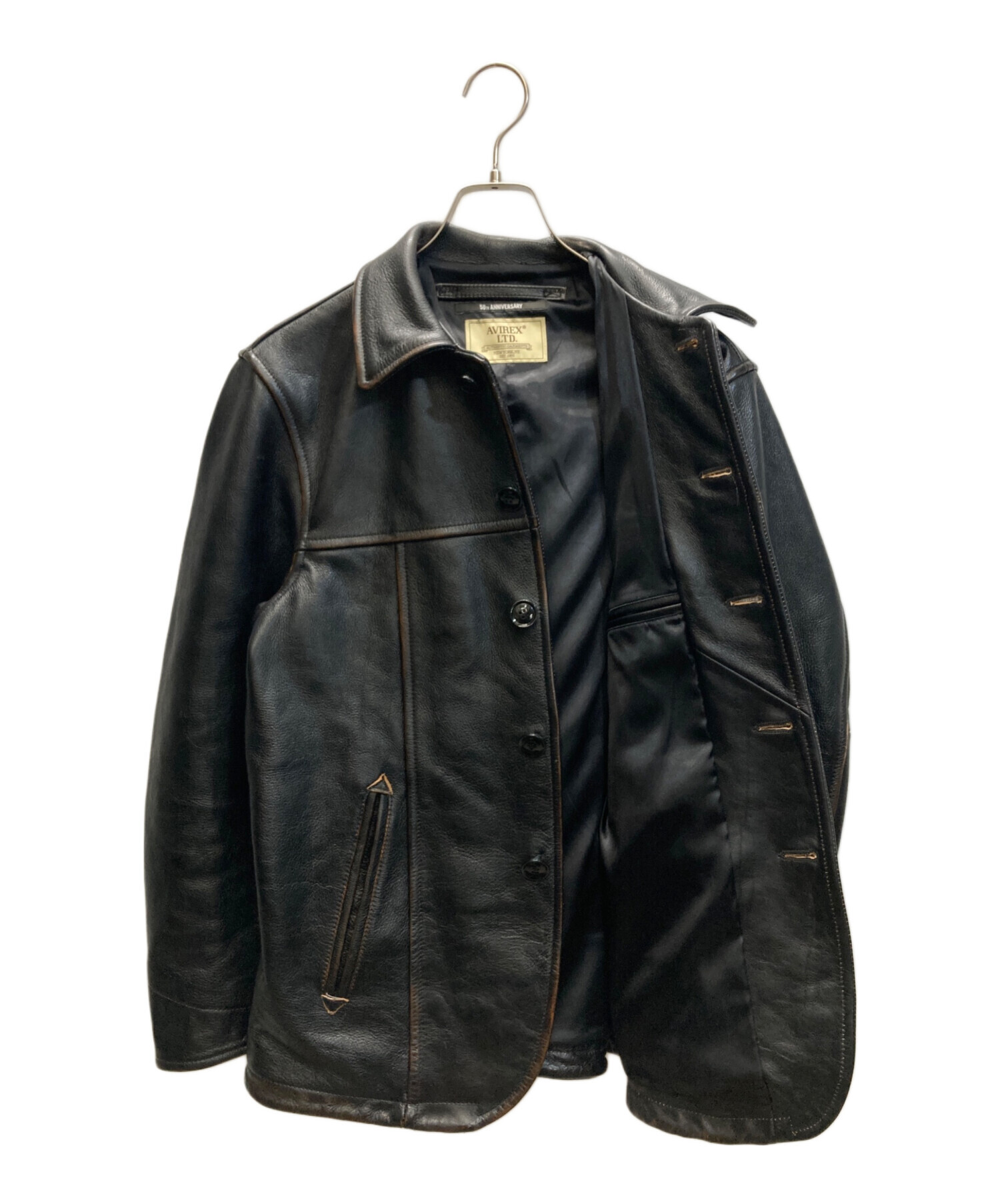 中古・古着通販】AVIREX (アヴィレックス) COWHIDE CARCOAT VINTAGE 