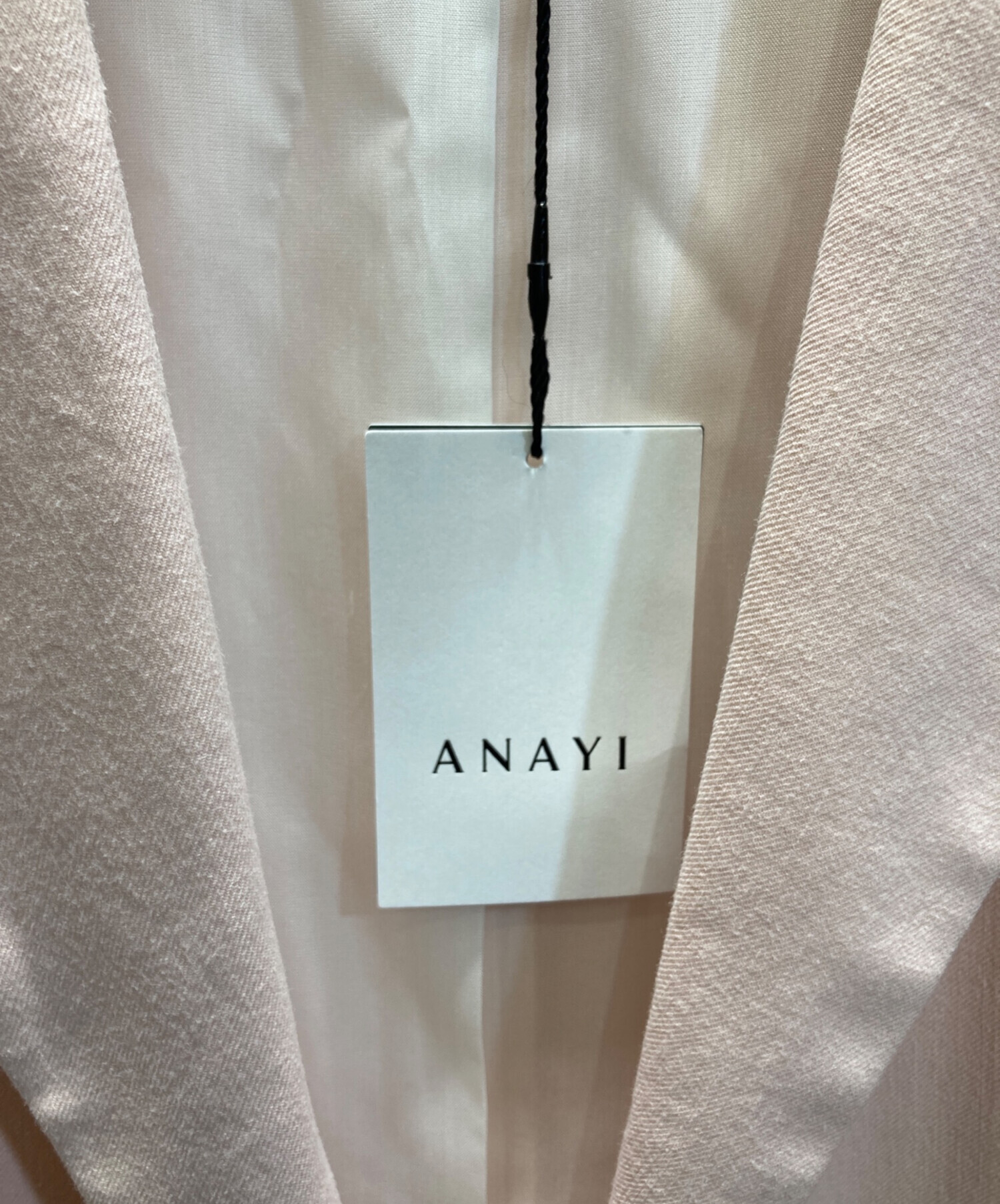 中古・古着通販】ANAYI (アナイ) ストレッチツイルジレロングベスト