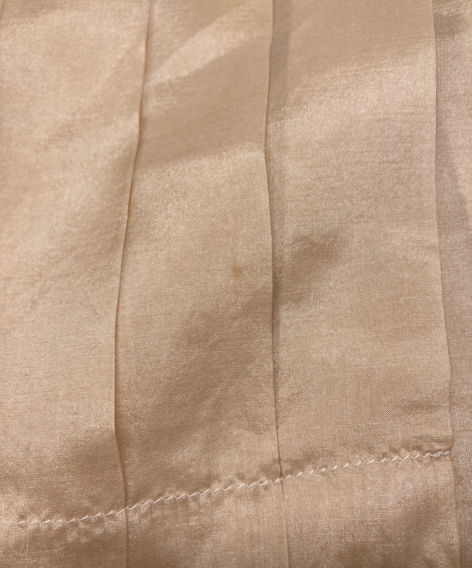 中古・古着通販】PRADA (プラダ) シルクノースリーブブラウス ベージュ