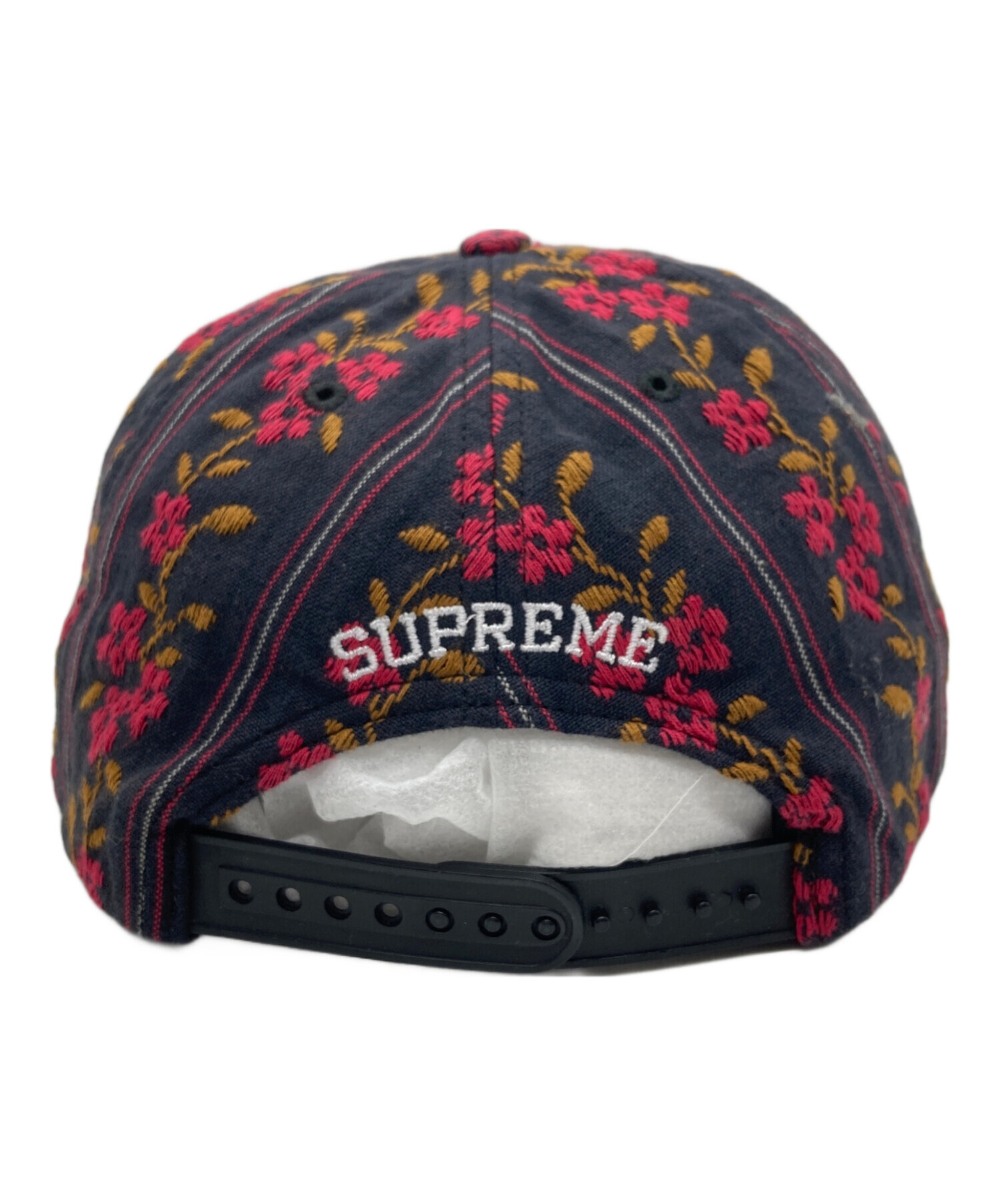 美品　Supreme Flower Jacquard 5-Panel キャップ 美品 Supreme Flower Jacquard 5-Panel キャップ - メルカリ